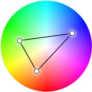 Color weel Split Complements scheme